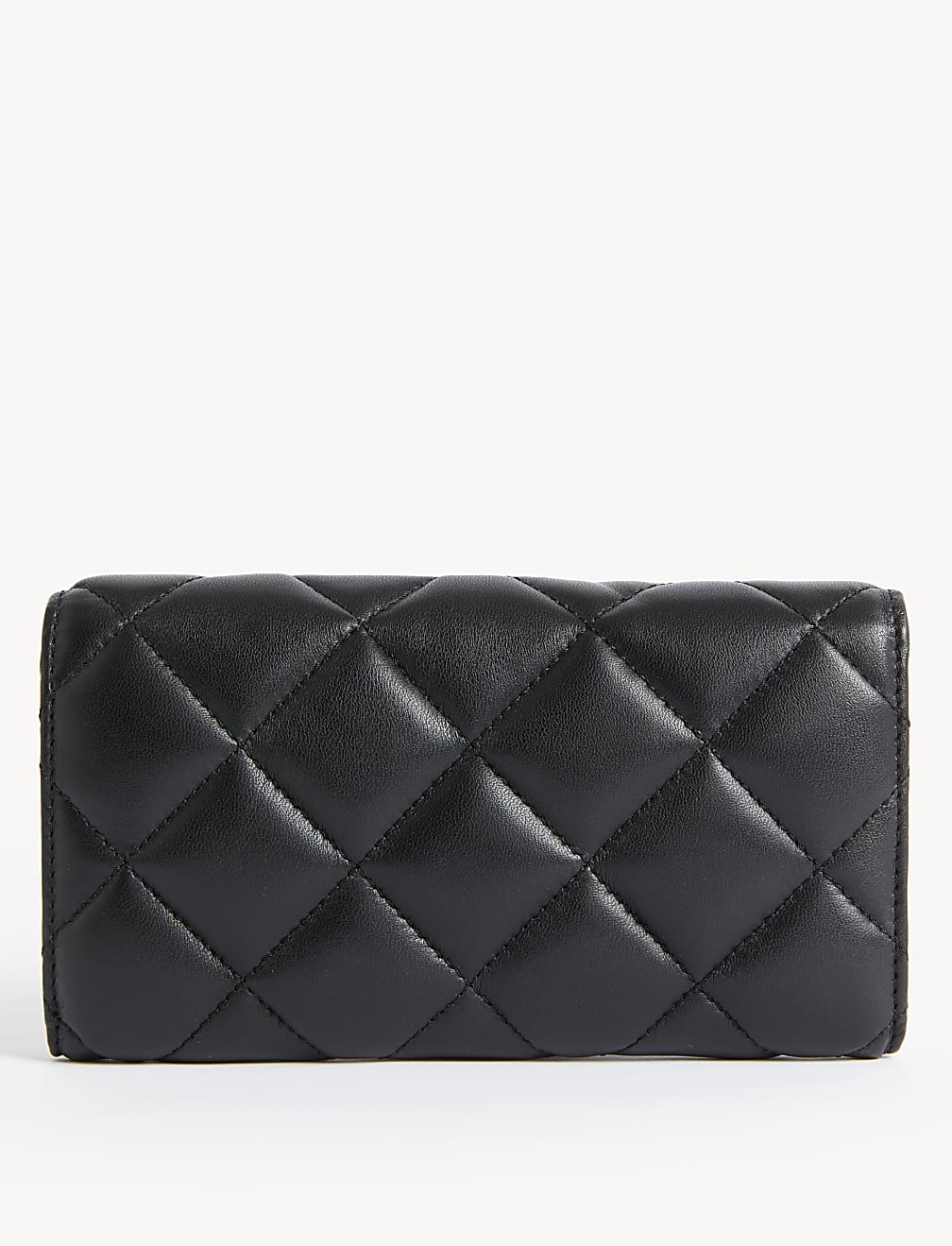 Leather Studded Foldover Purse