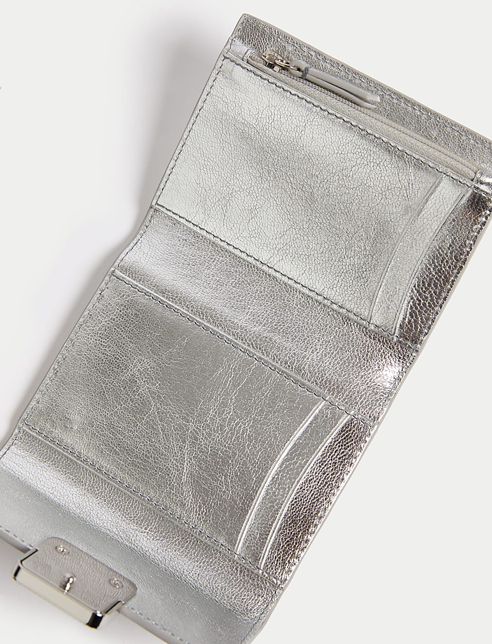 Small Leather Foldover Purse