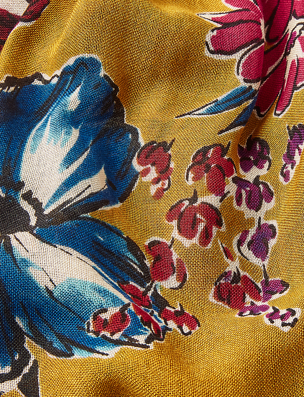Floral Print Scarf