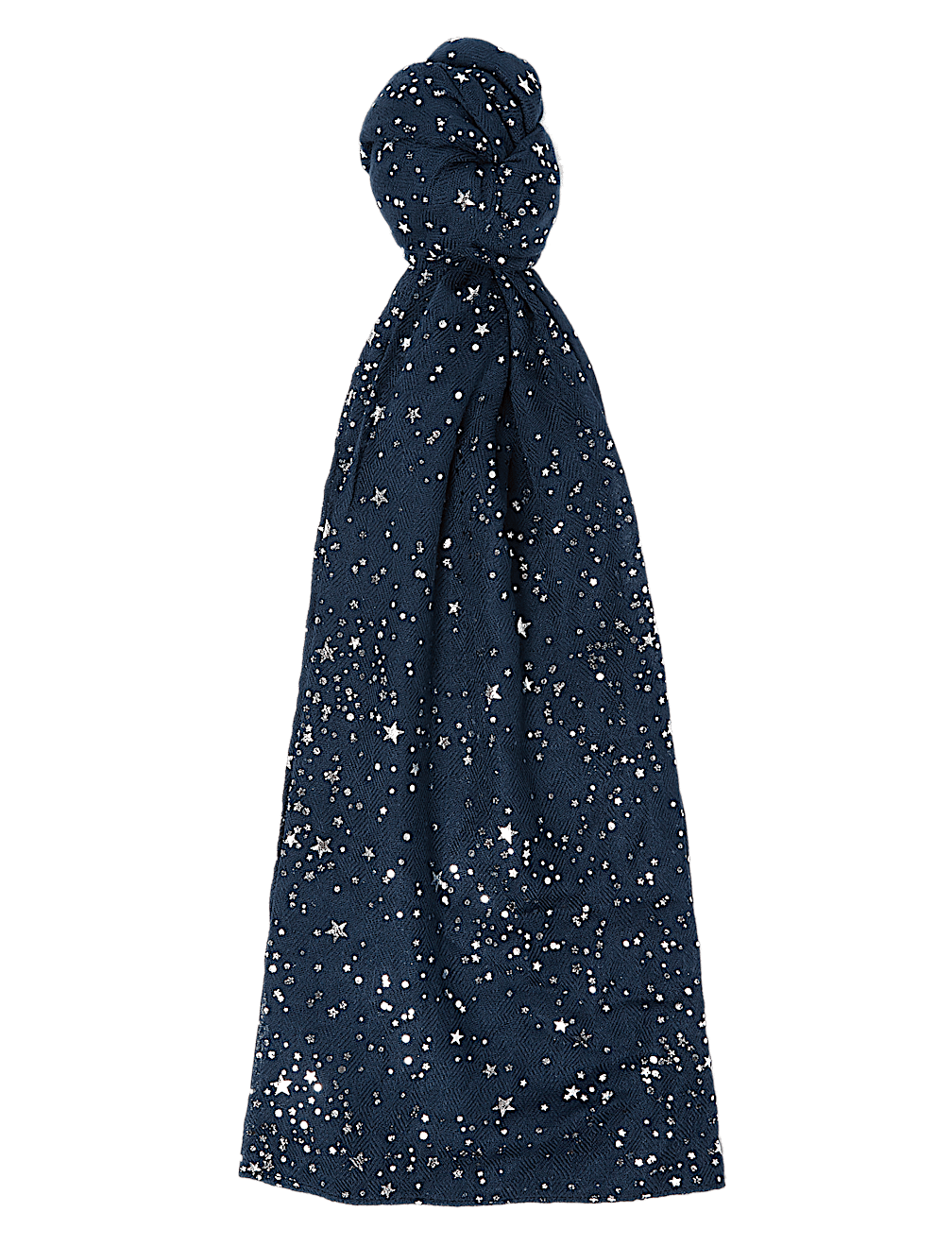 Star Foil Printed Scarf