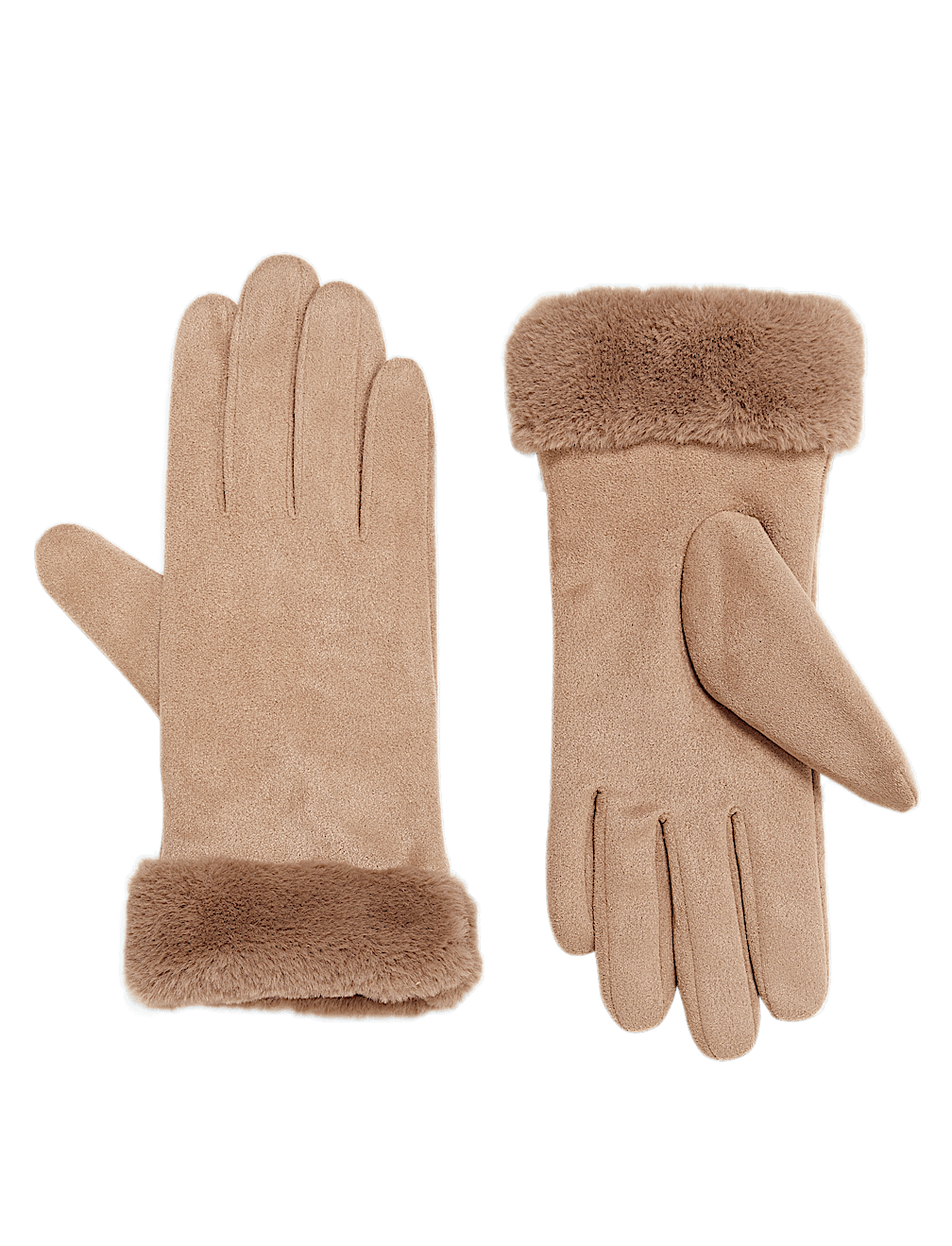 Faux Sheepskin Gloves