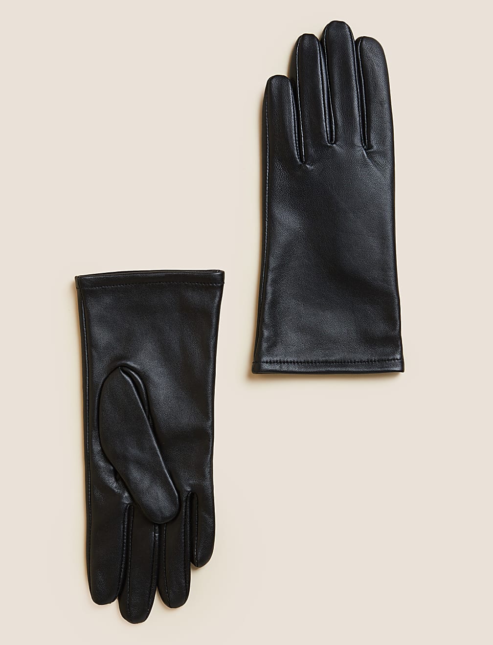 Leather Warm Lined Gloves