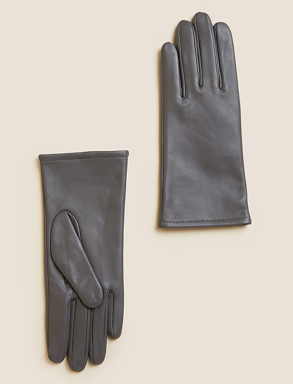 Leather Warm Lined Gloves