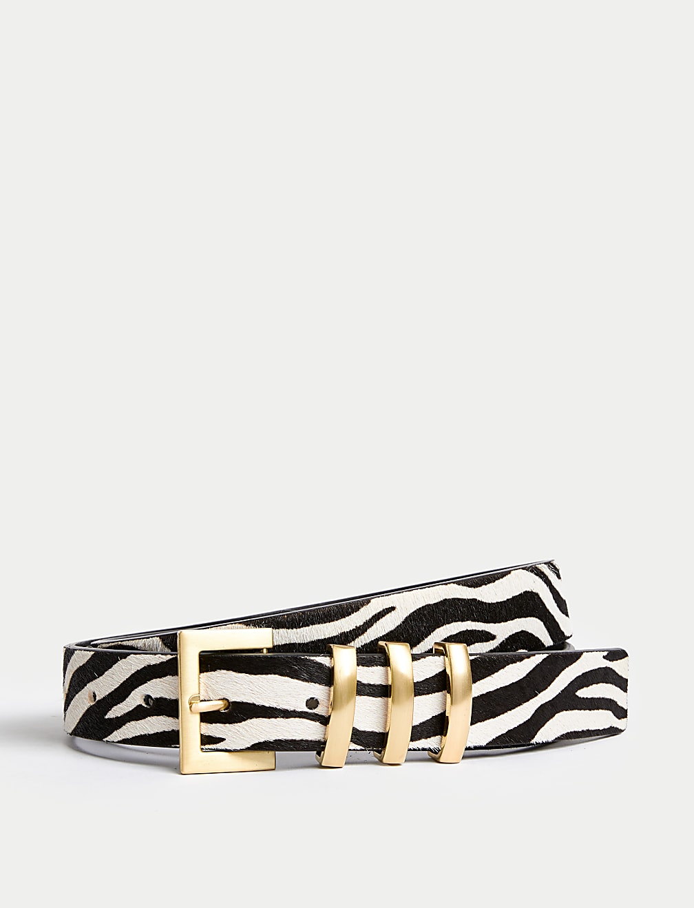 Leather Animal Effect Jean Belt