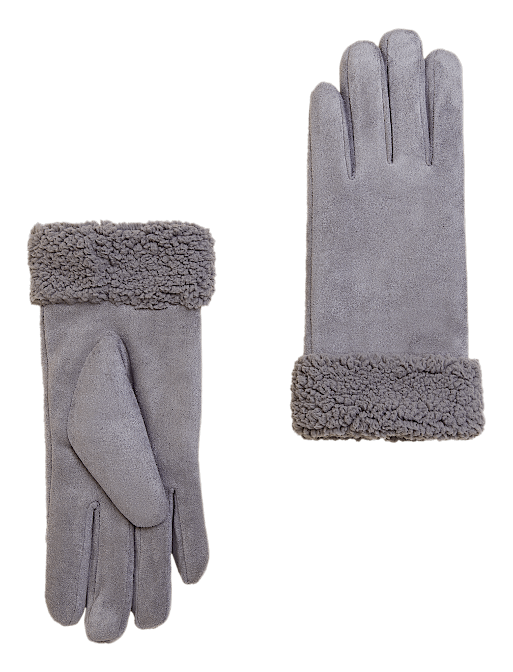 Faux Sheepskin Gloves
