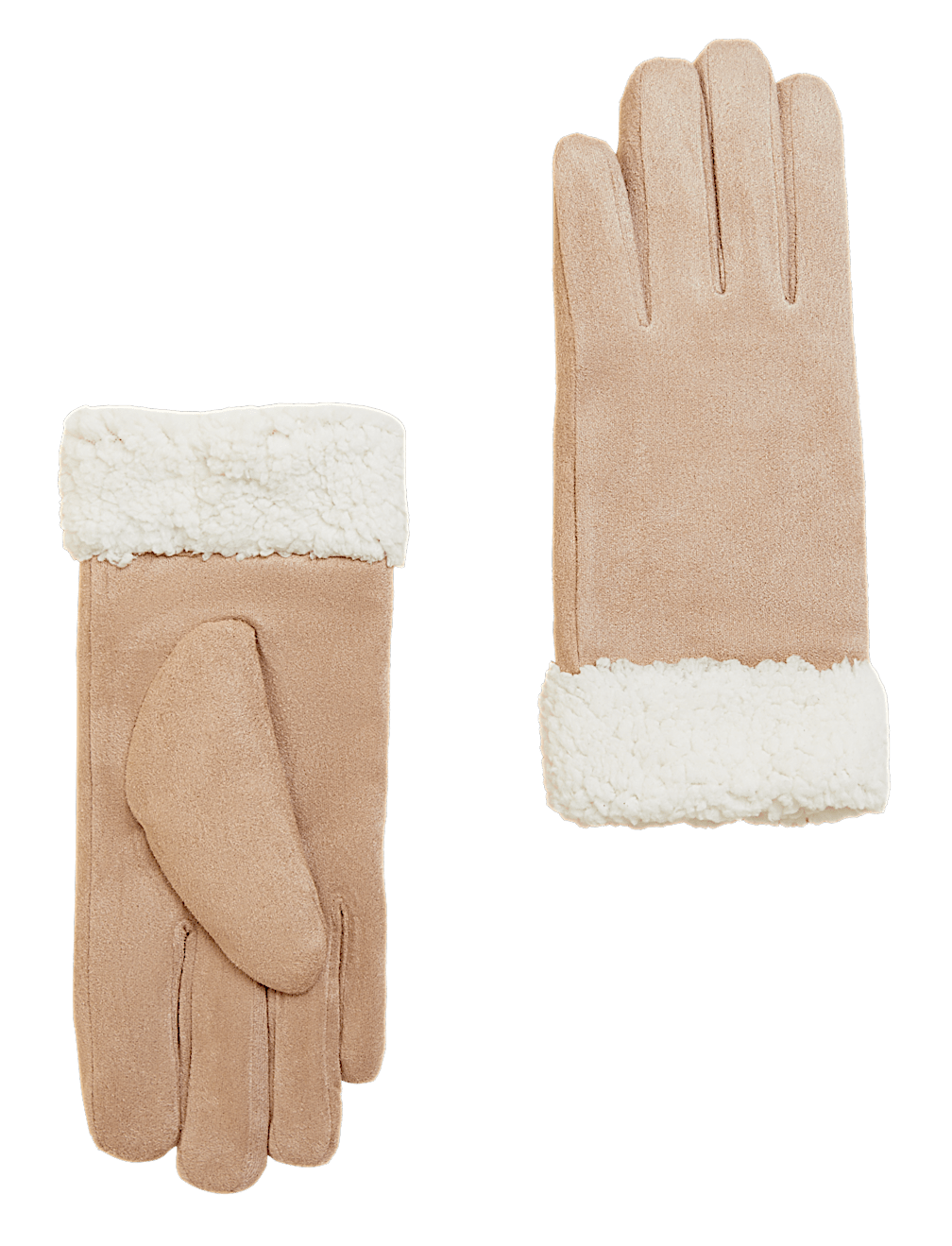 Faux Sheepskin Gloves