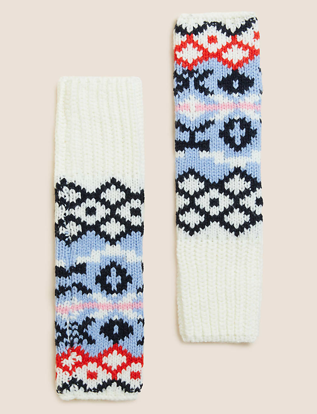 Knitted Handwarmer Gloves