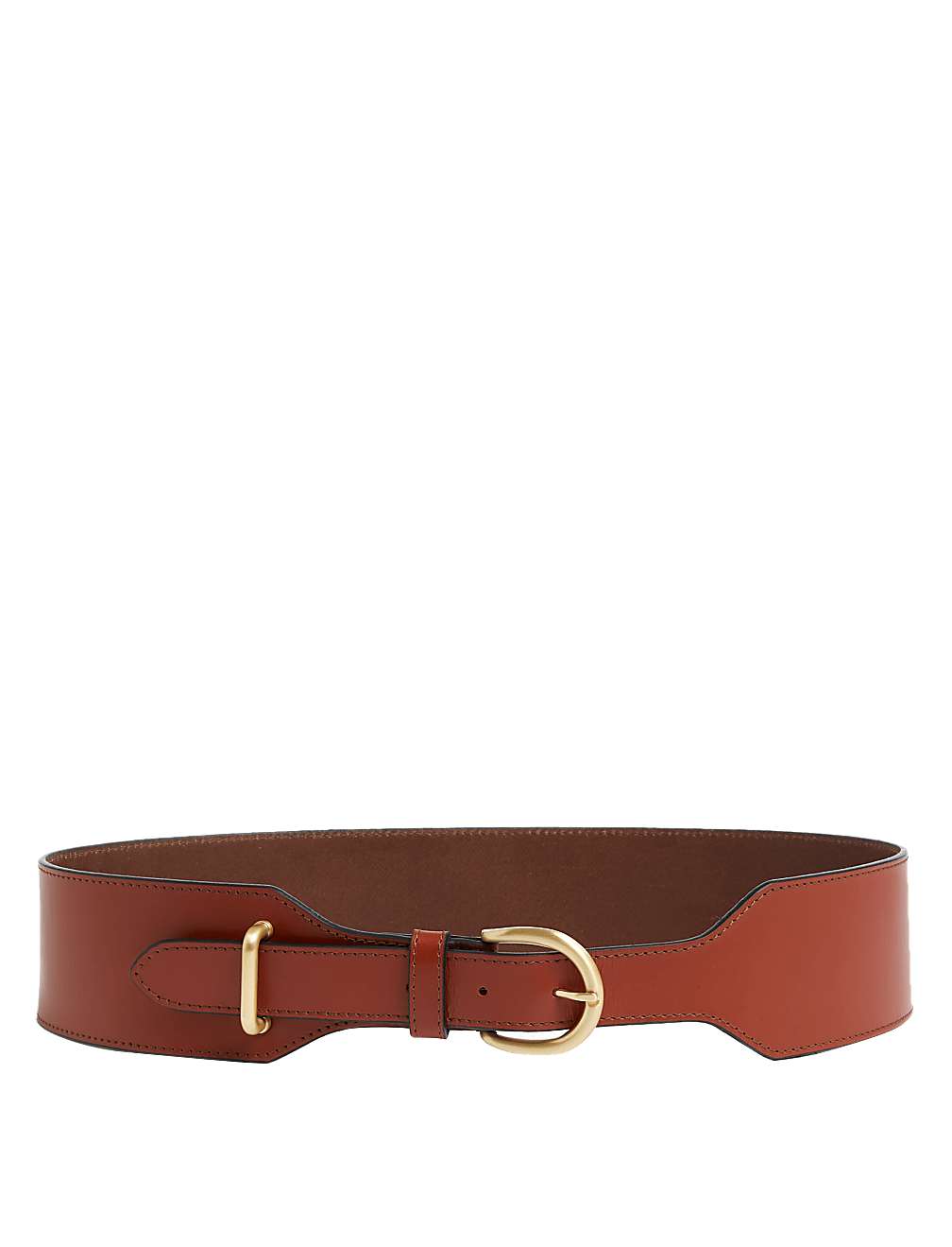 Leather Wide Waist Belt