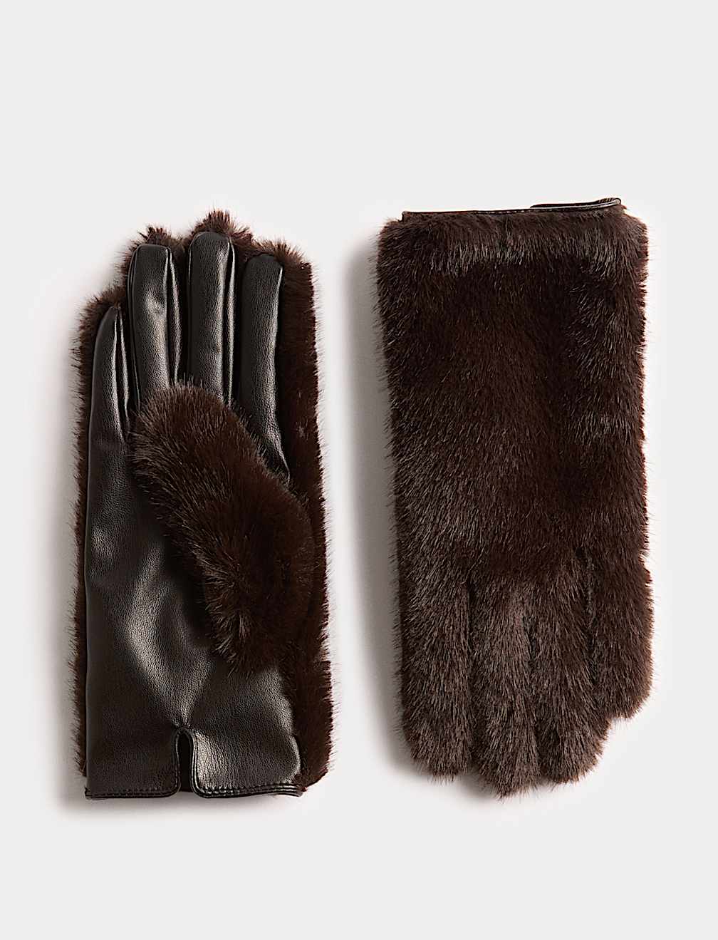 Faux Fur Gloves