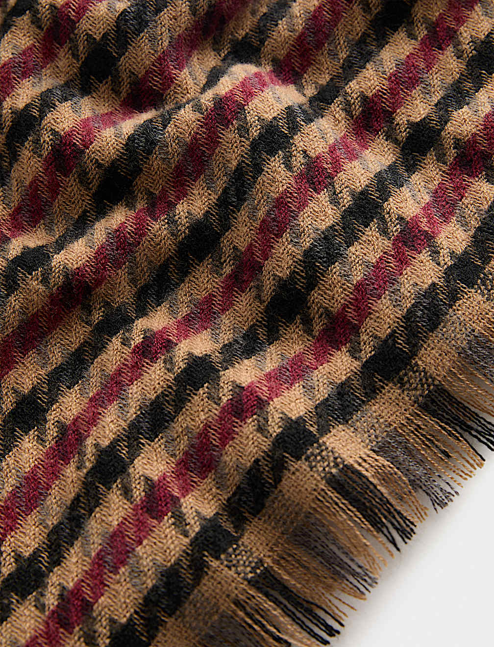 Woven Checked Scarf