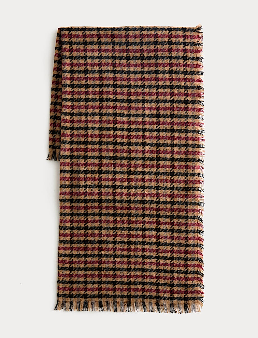 Woven Checked Scarf