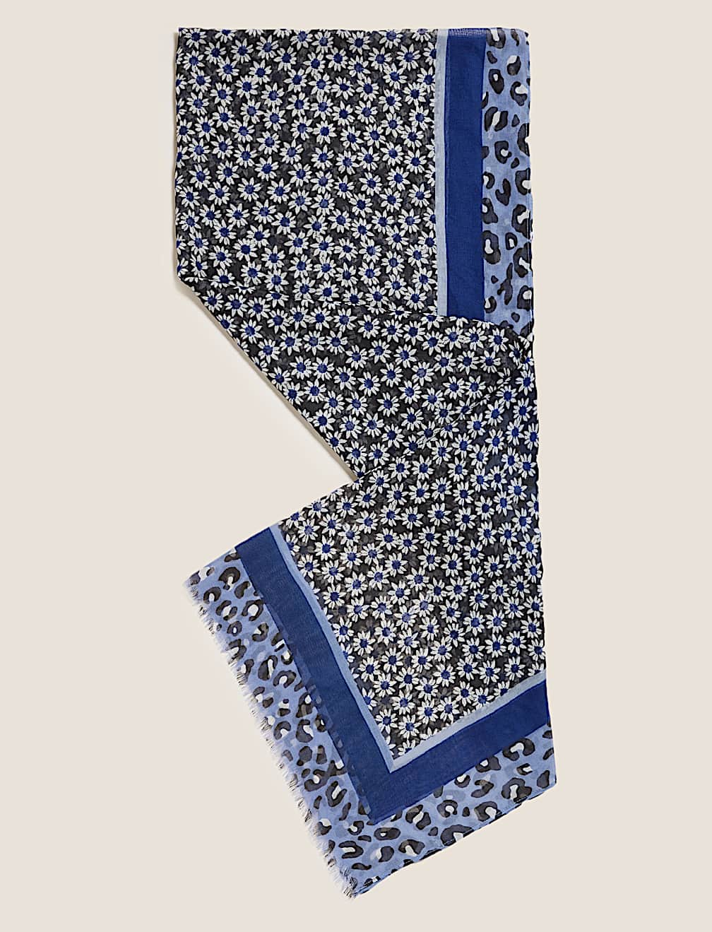 Printed Floral Scarf