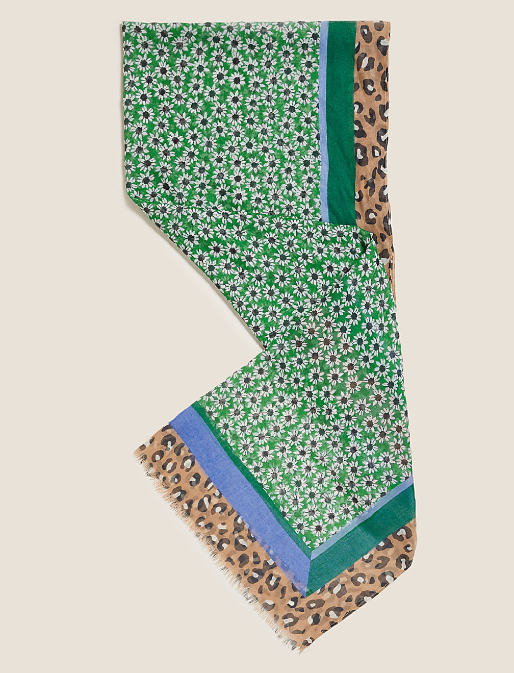 Printed Floral Scarf