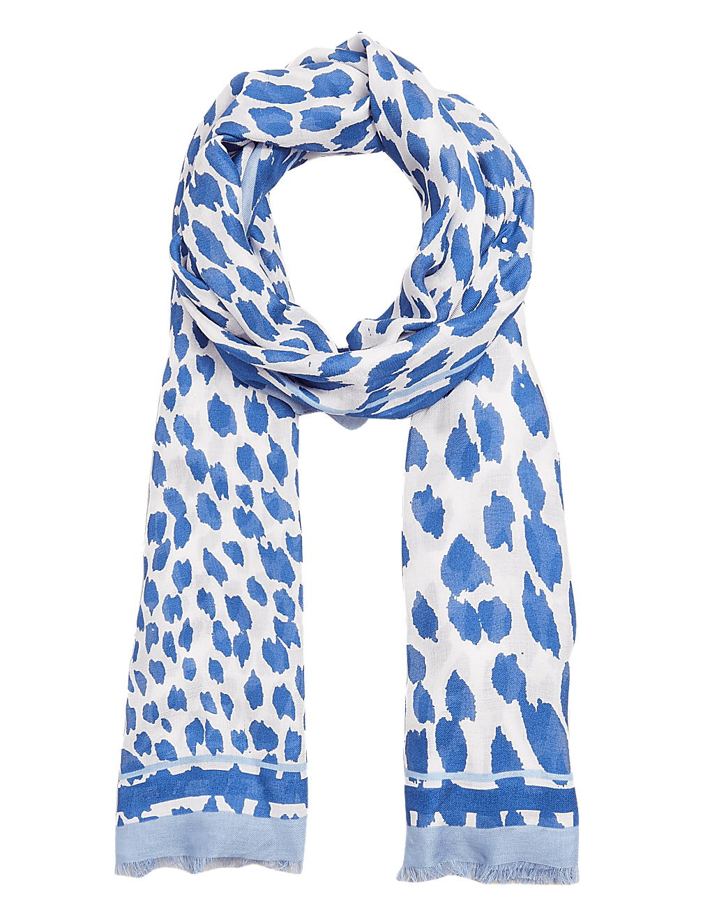 Animal Print Scarf with Modal