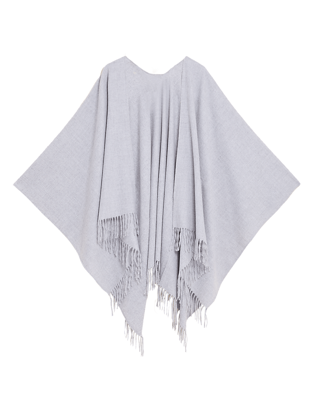 Woven Tassel Poncho