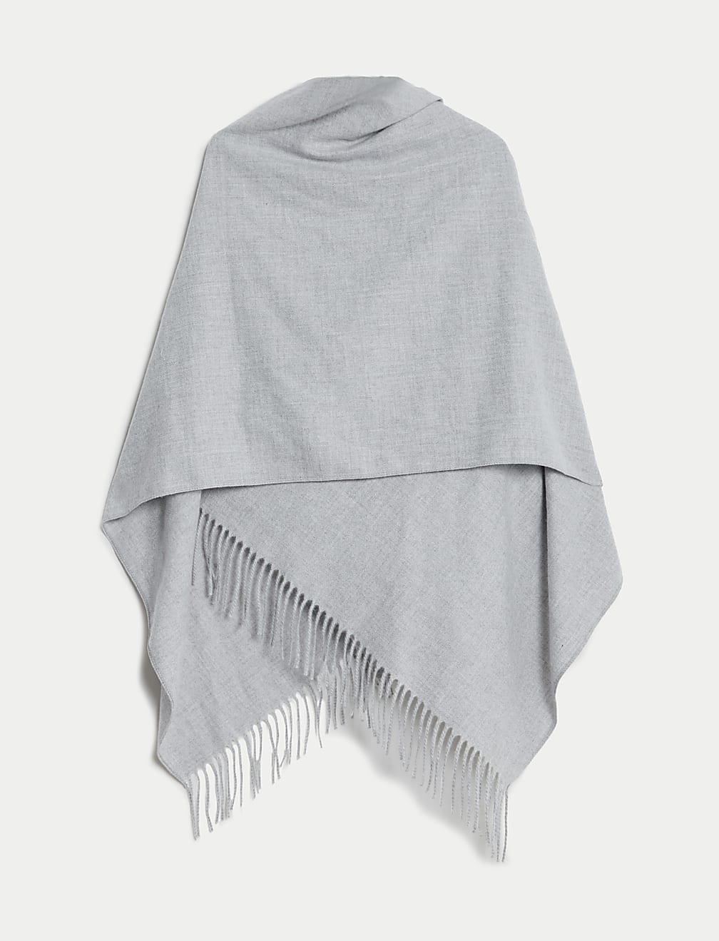 Woven Tassel Poncho