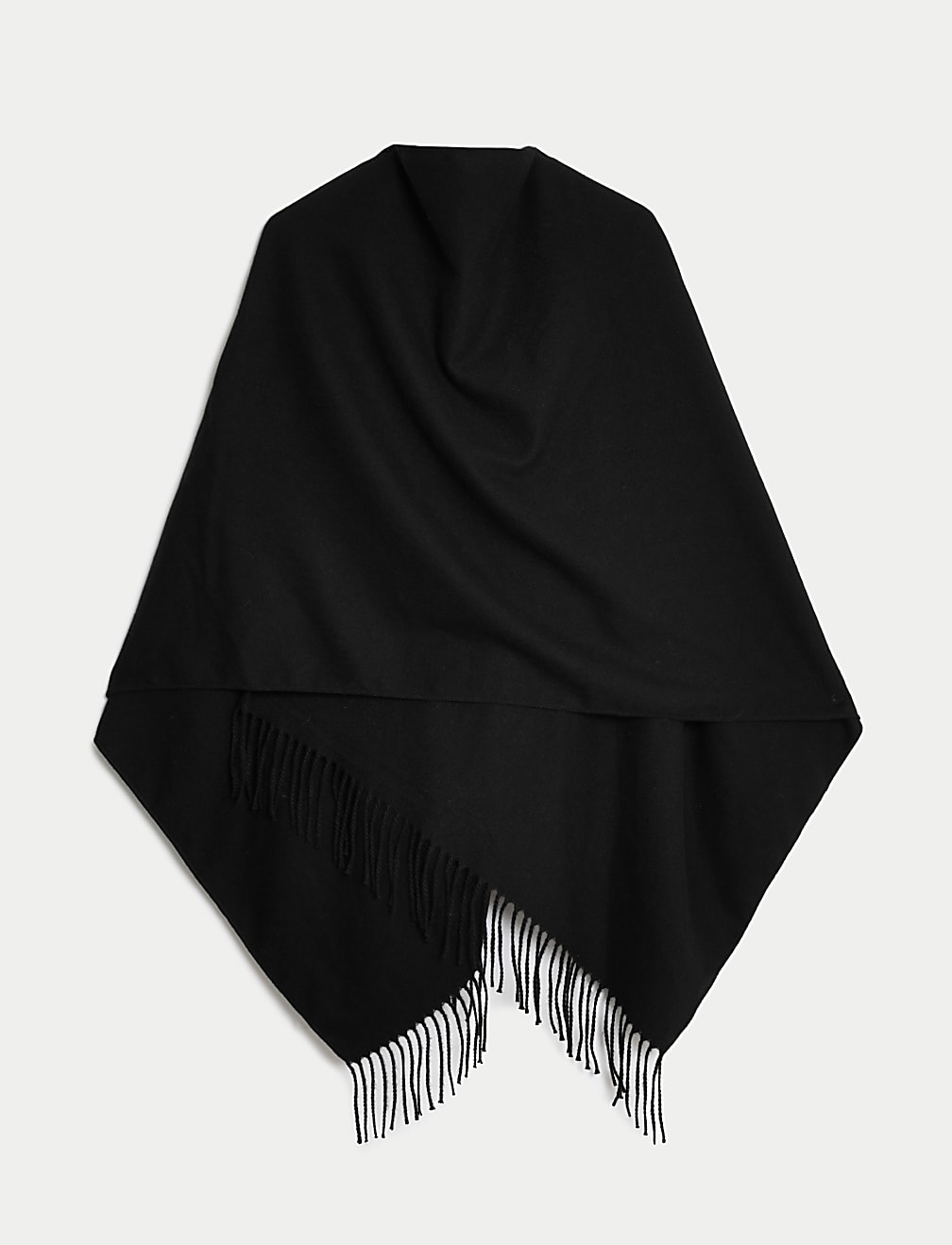Woven Tassel Poncho