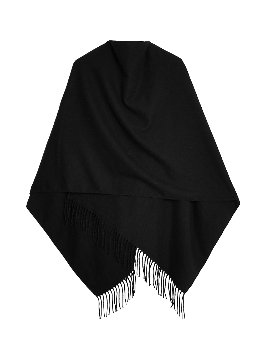 Woven Tassel Poncho
