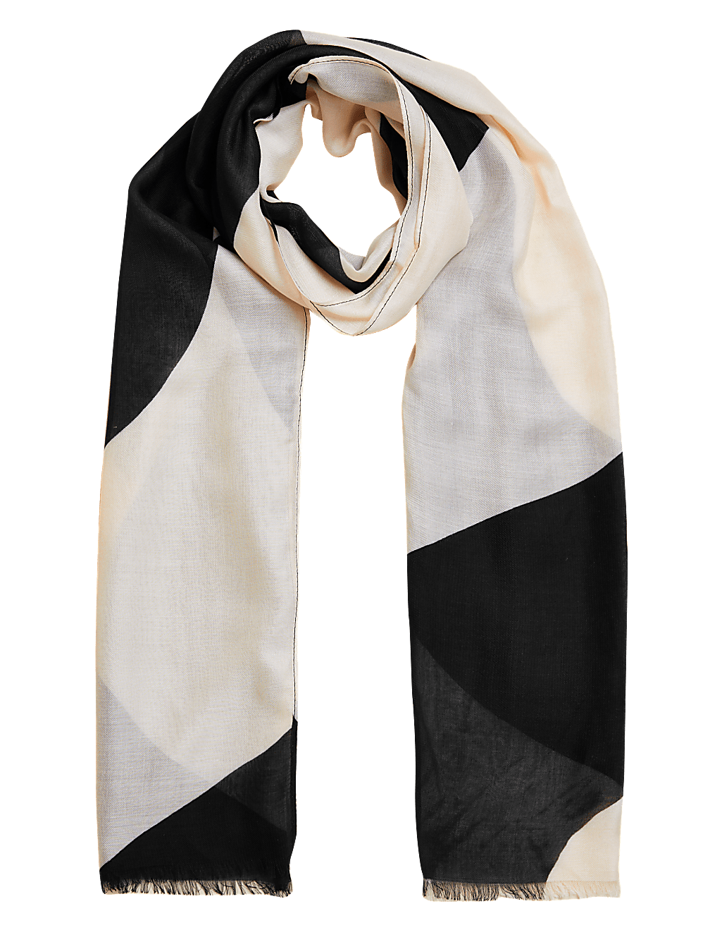 Printed Scarf With Modal