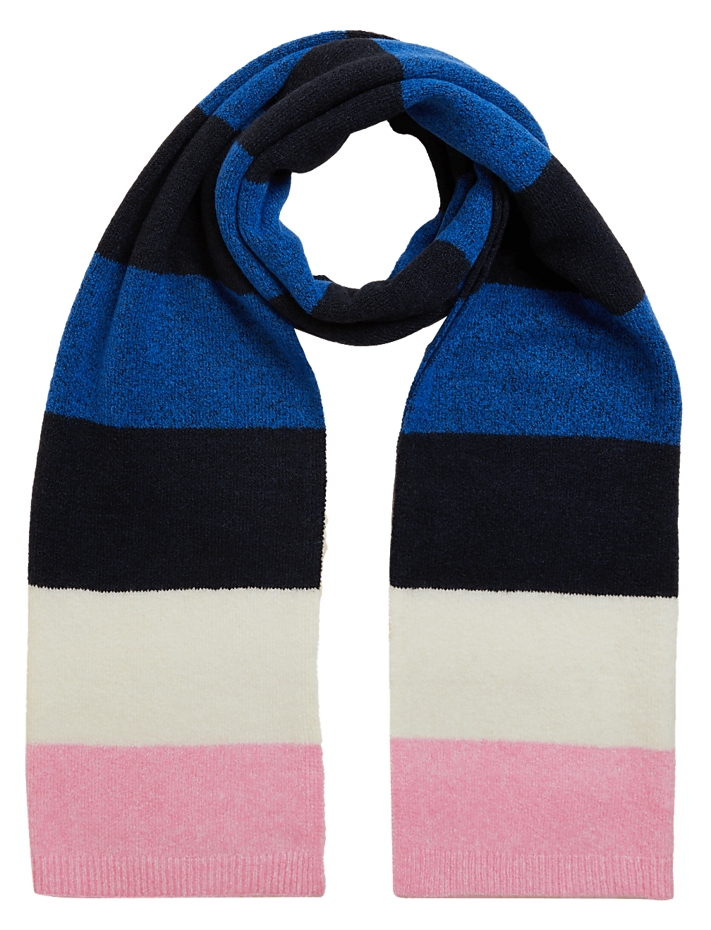 Knitted Striped Scarf