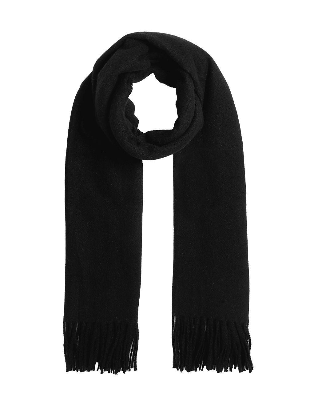 Woven Tassel Blanket Scarf