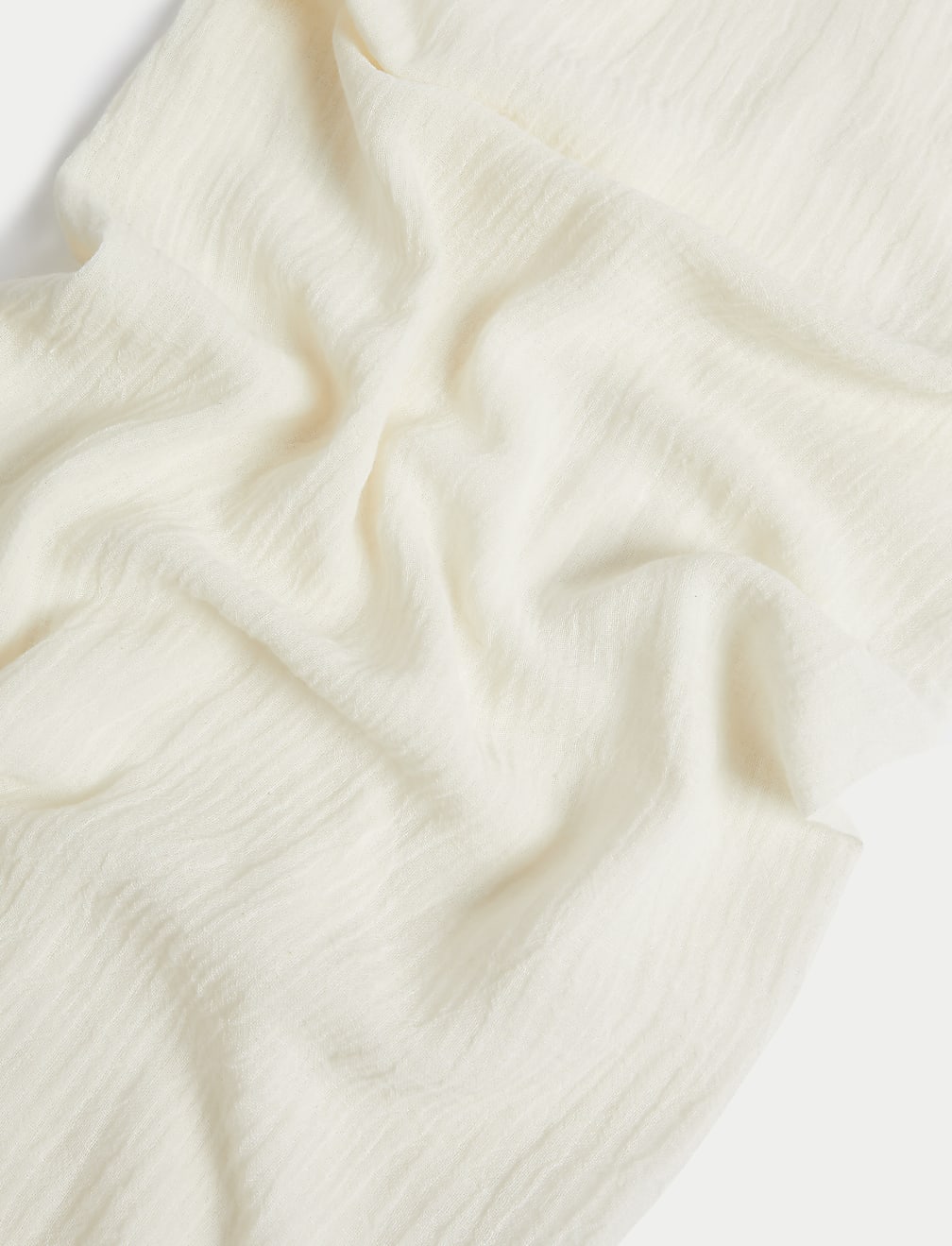 Linen Blend Textured Scarf