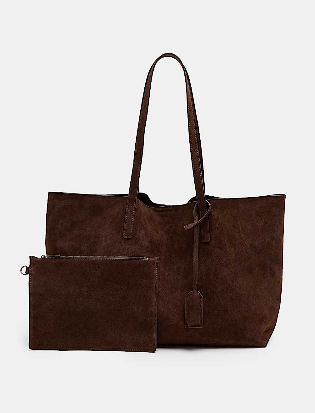 Suede Tote Bag