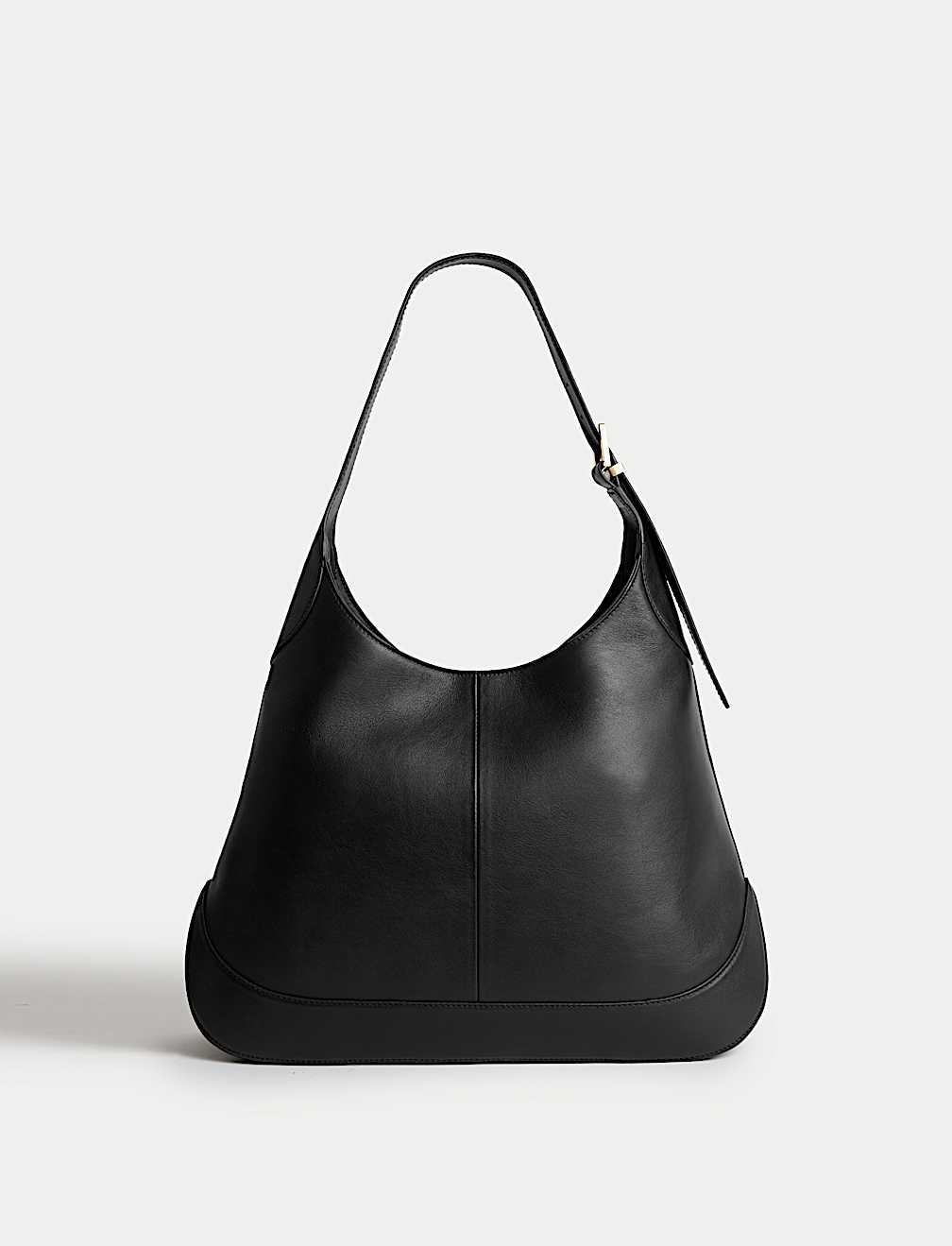 Leather Top Handle Shoulder Tote