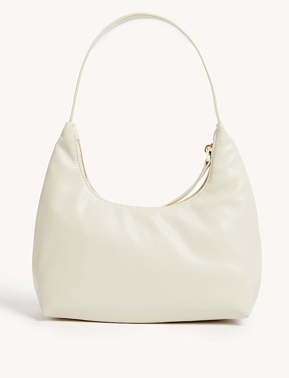 Faux Leather Underarm Shoulder Bag
