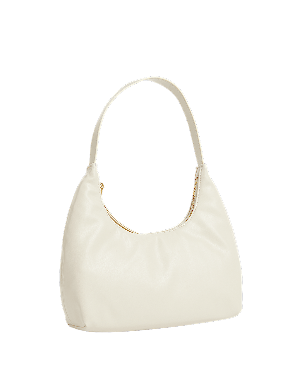 Faux Leather Underarm Shoulder Bag
