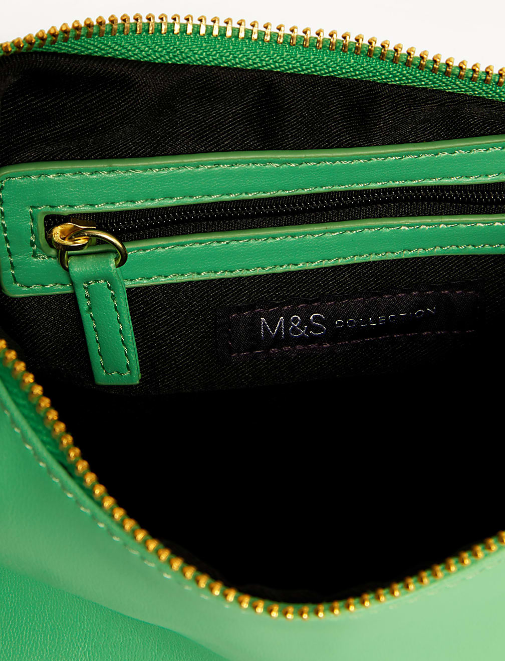 Faux Leather Underarm Shoulder Bag