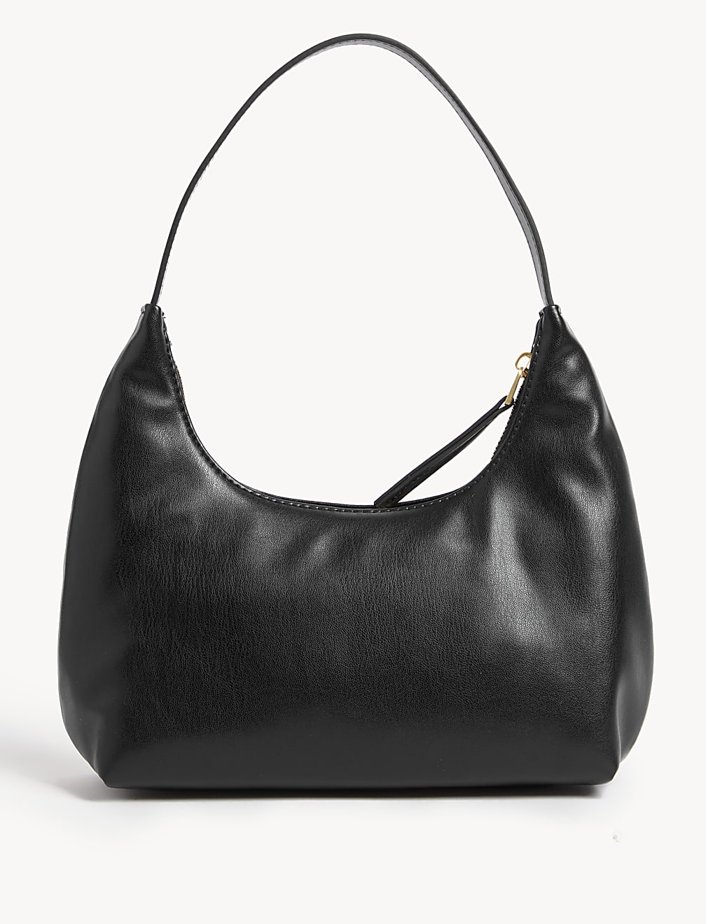 Faux Leather Underarm Shoulder Bag