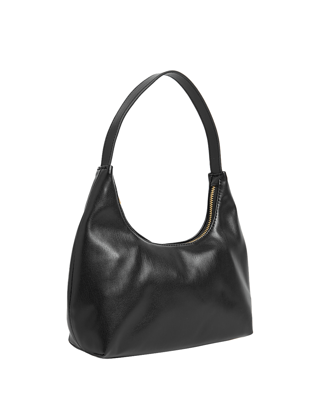 Faux Leather Underarm Shoulder Bag