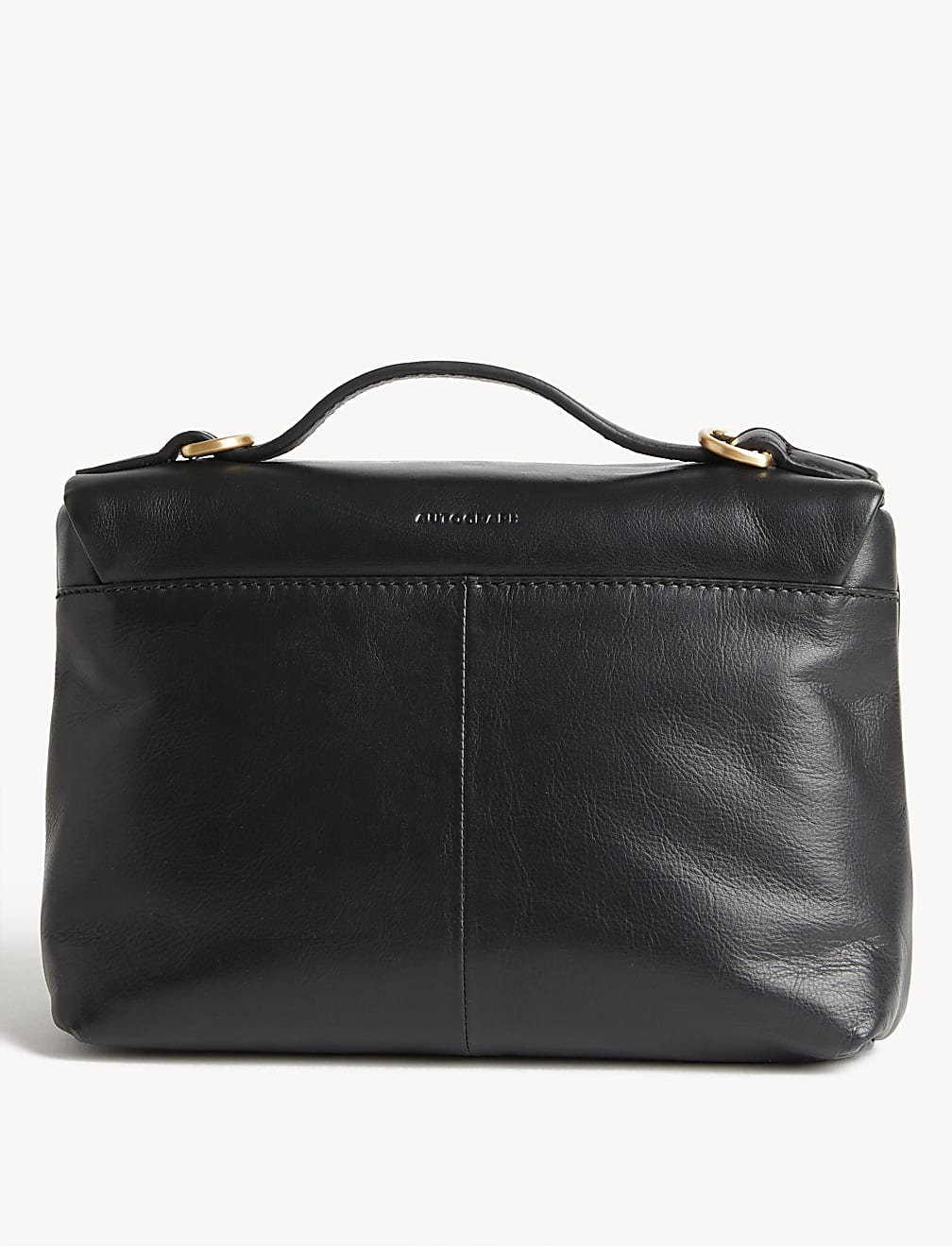 Leather Top Handle Cross Body Bag