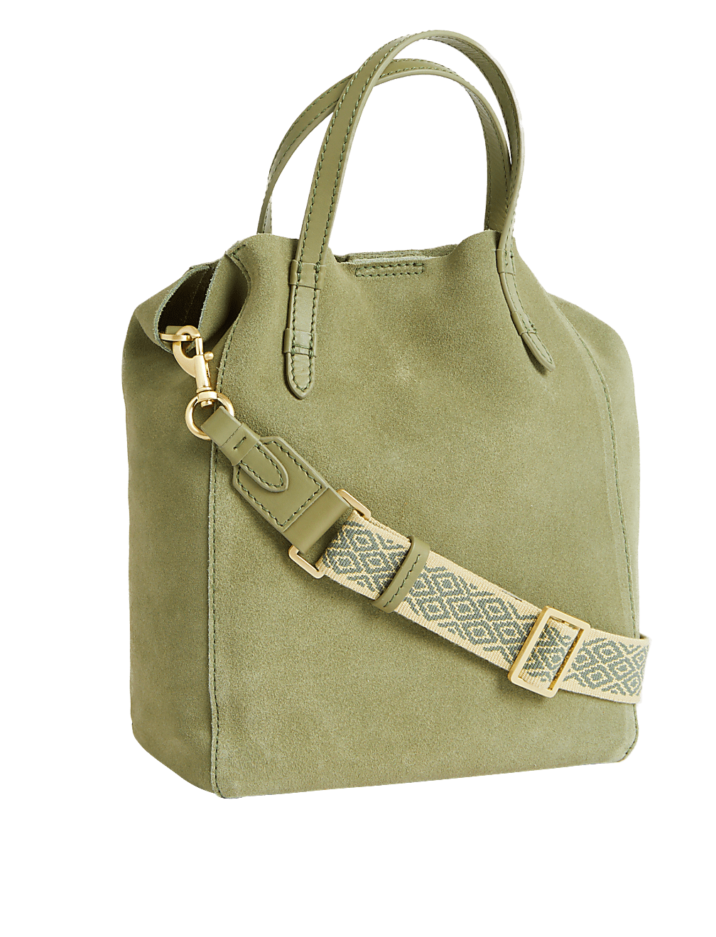 Suede Cross Body Bag