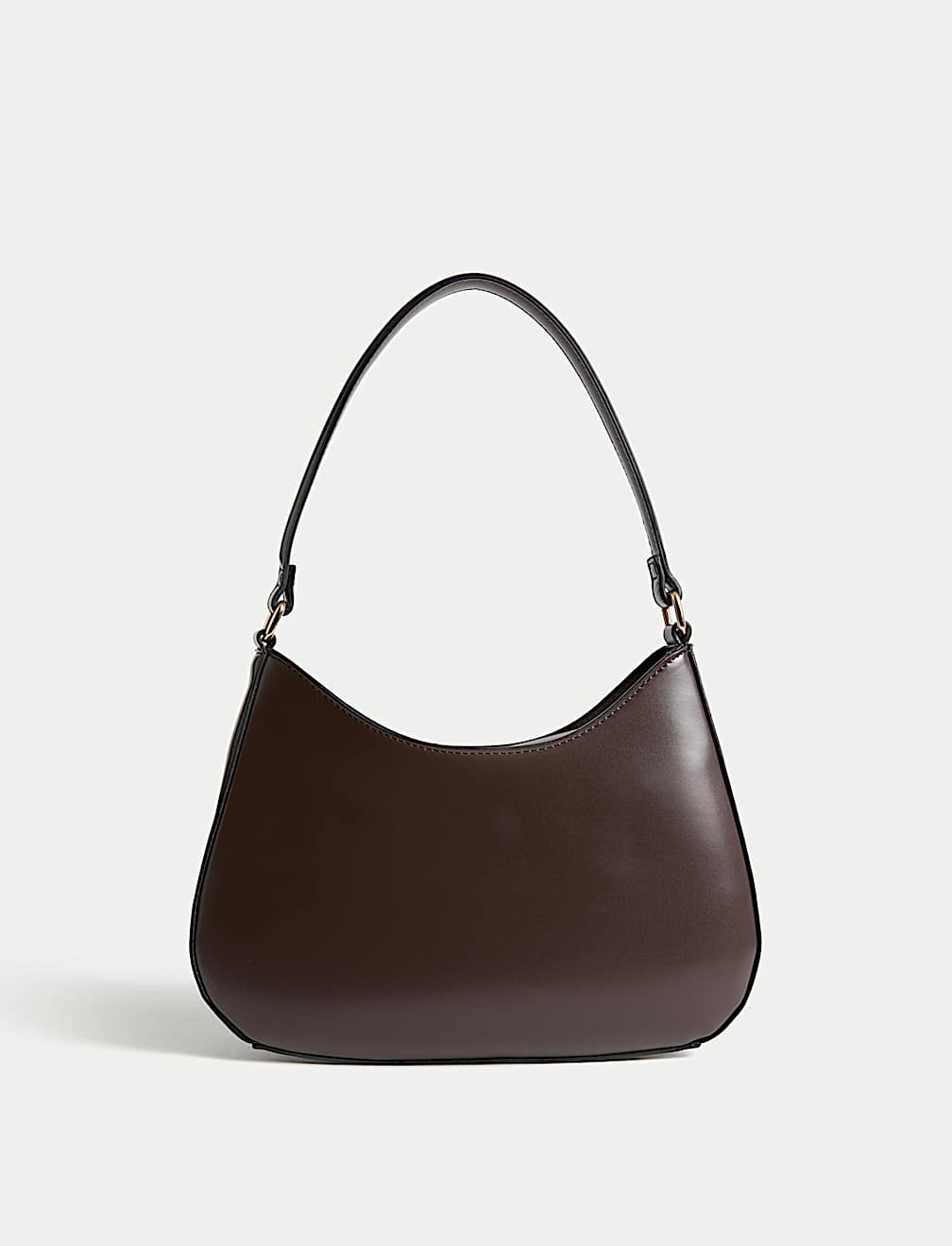 Faux Leather Underarm Bag