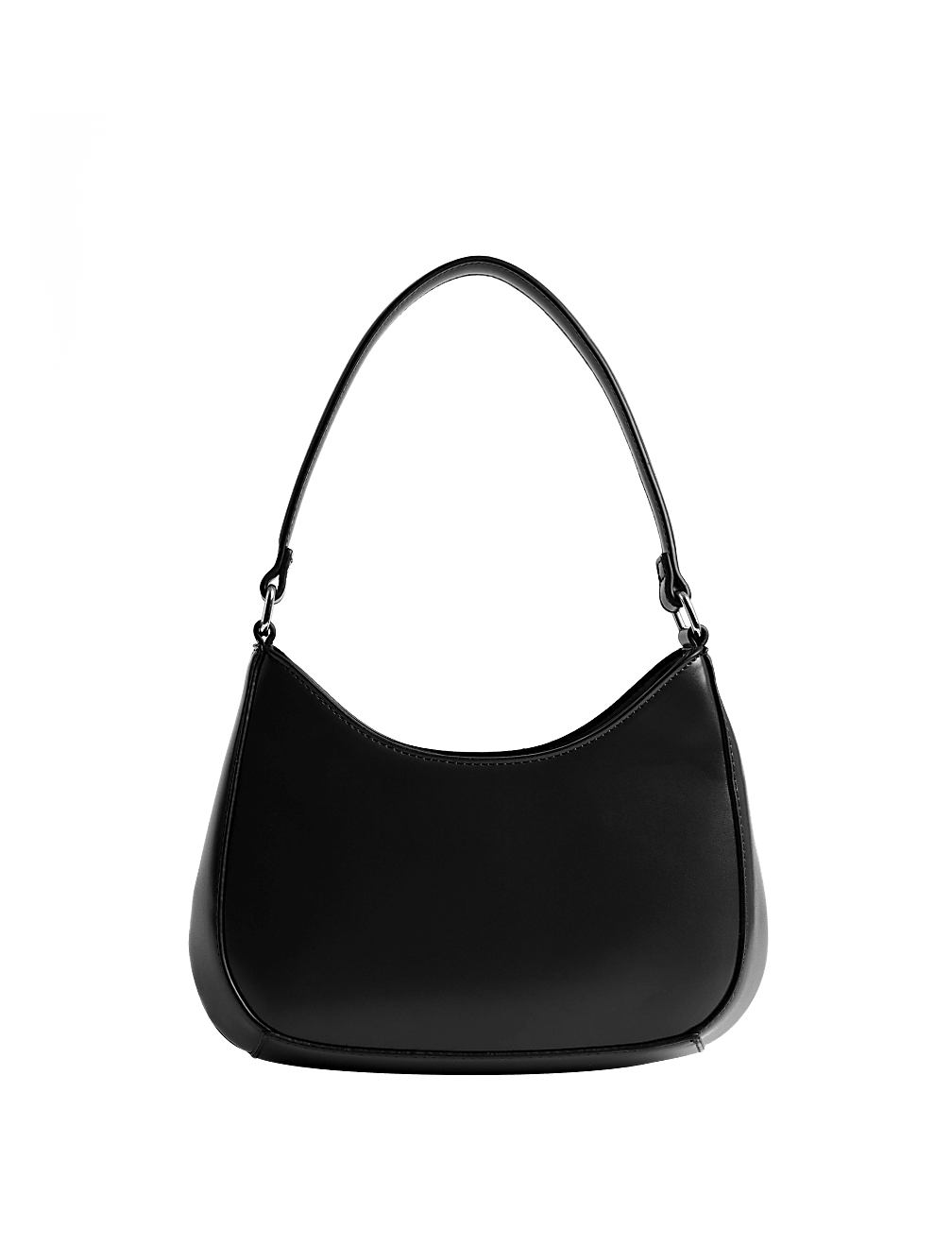 Faux Leather Underarm Bag