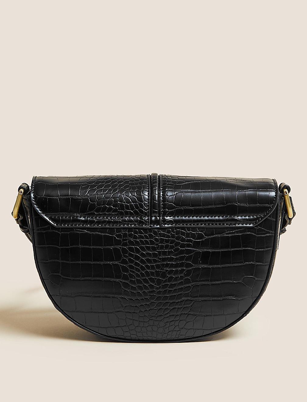 Faux Leather Cross Body Bag