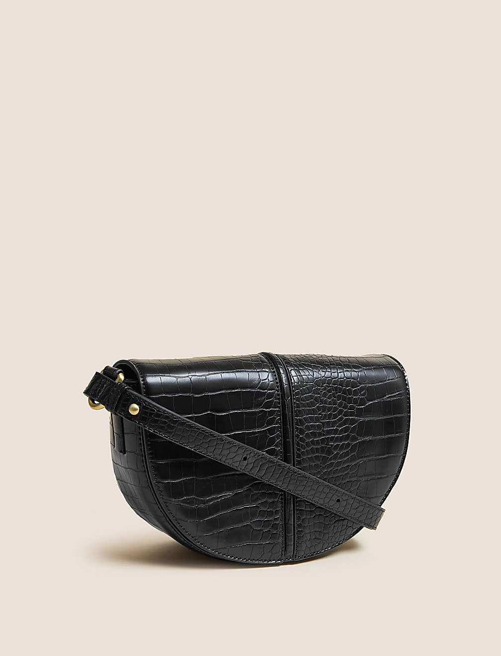 Faux Leather Cross Body Bag
