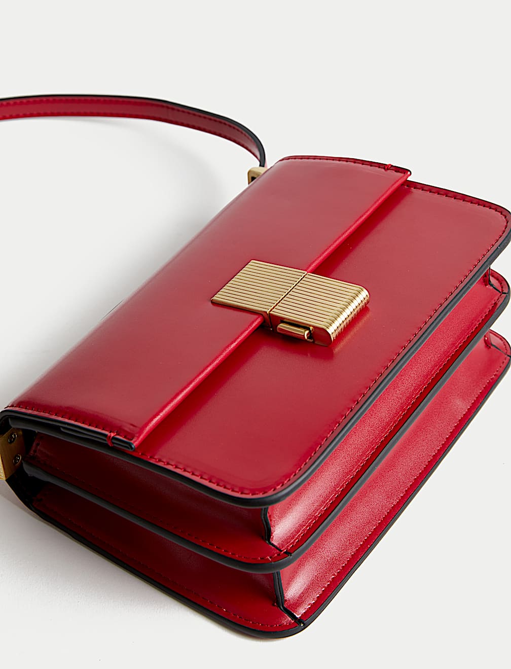 Faux Leather Cross Body Bag