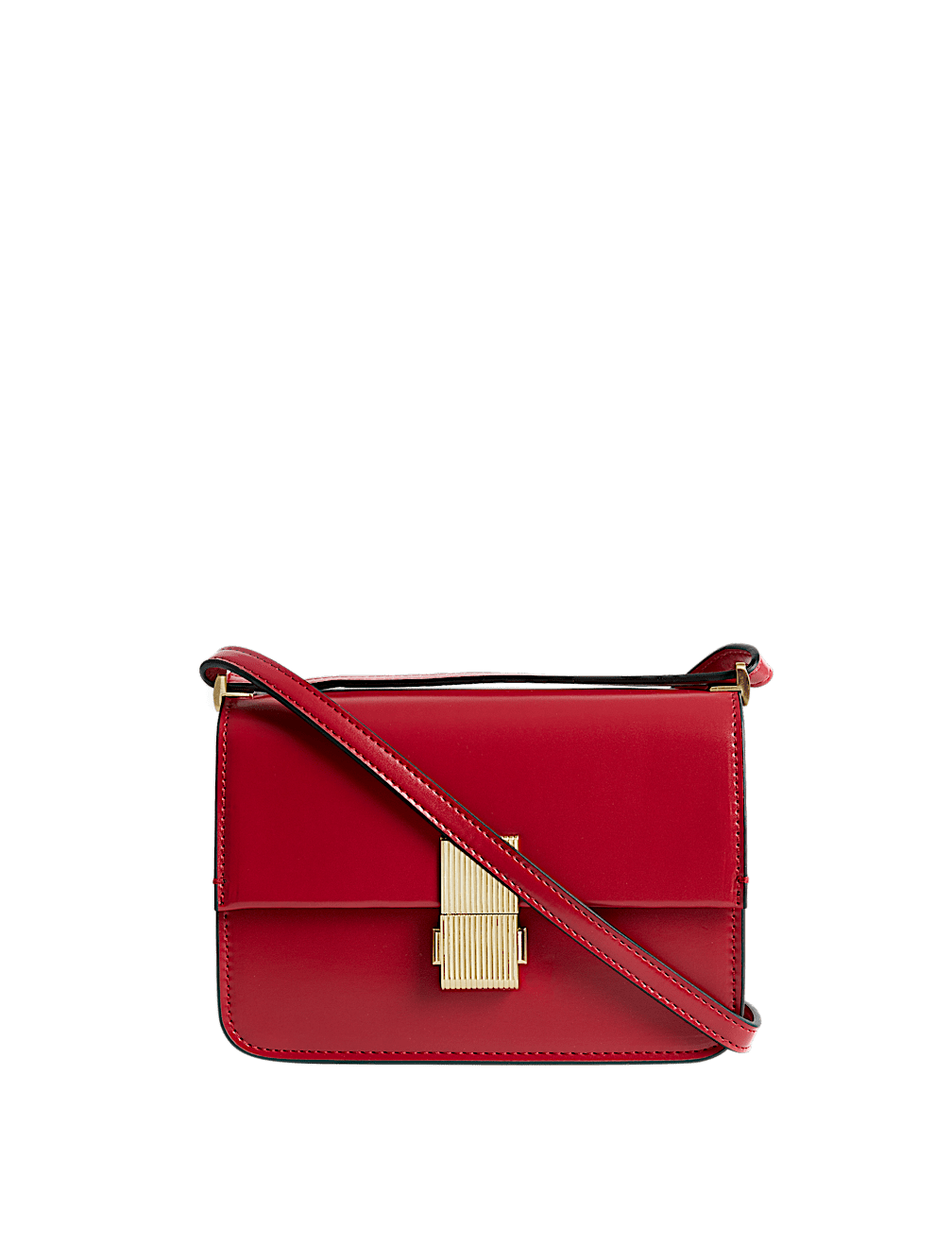 Faux Leather Cross Body Bag