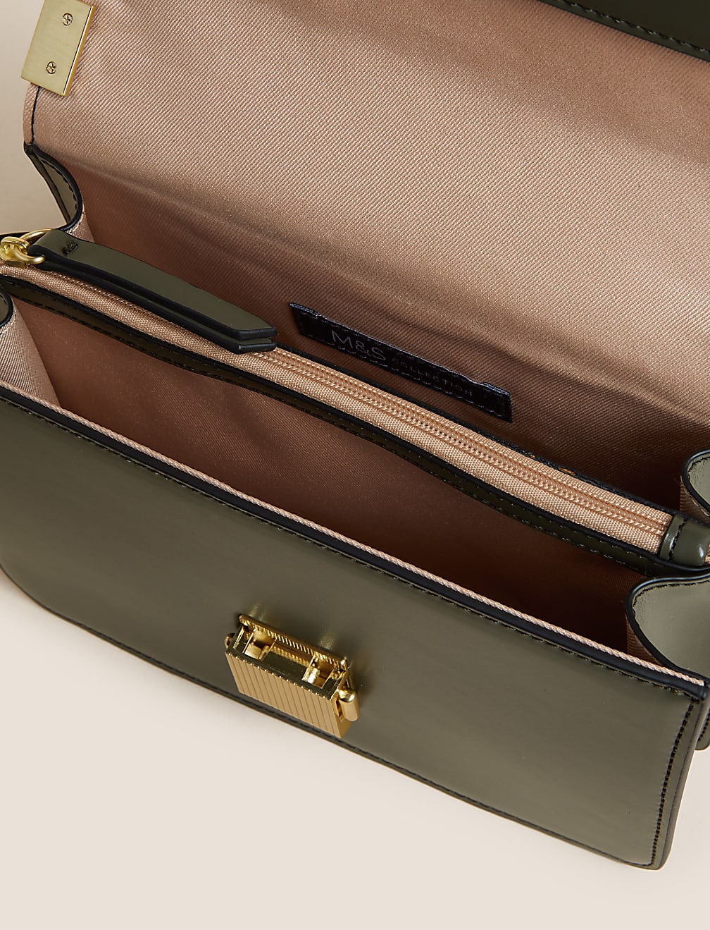 Faux Leather Cross Body Bag
