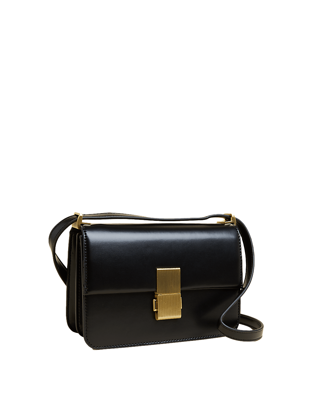 Faux Leather Cross Body Bag