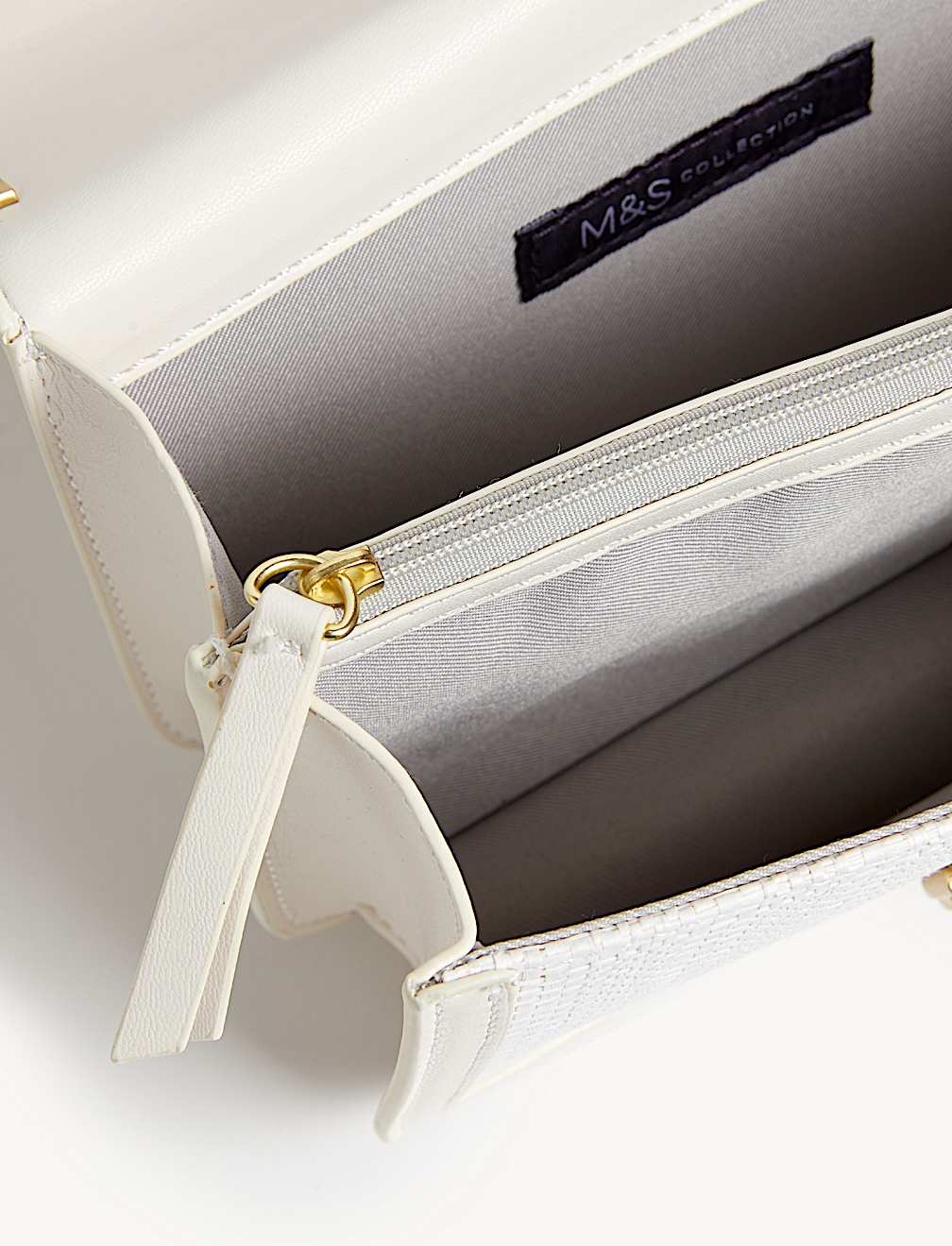 Faux Leather Cross Body Bag