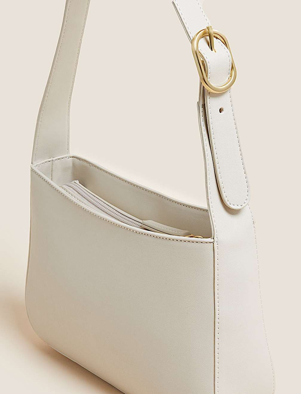Faux Leather Mini Underarm Bag