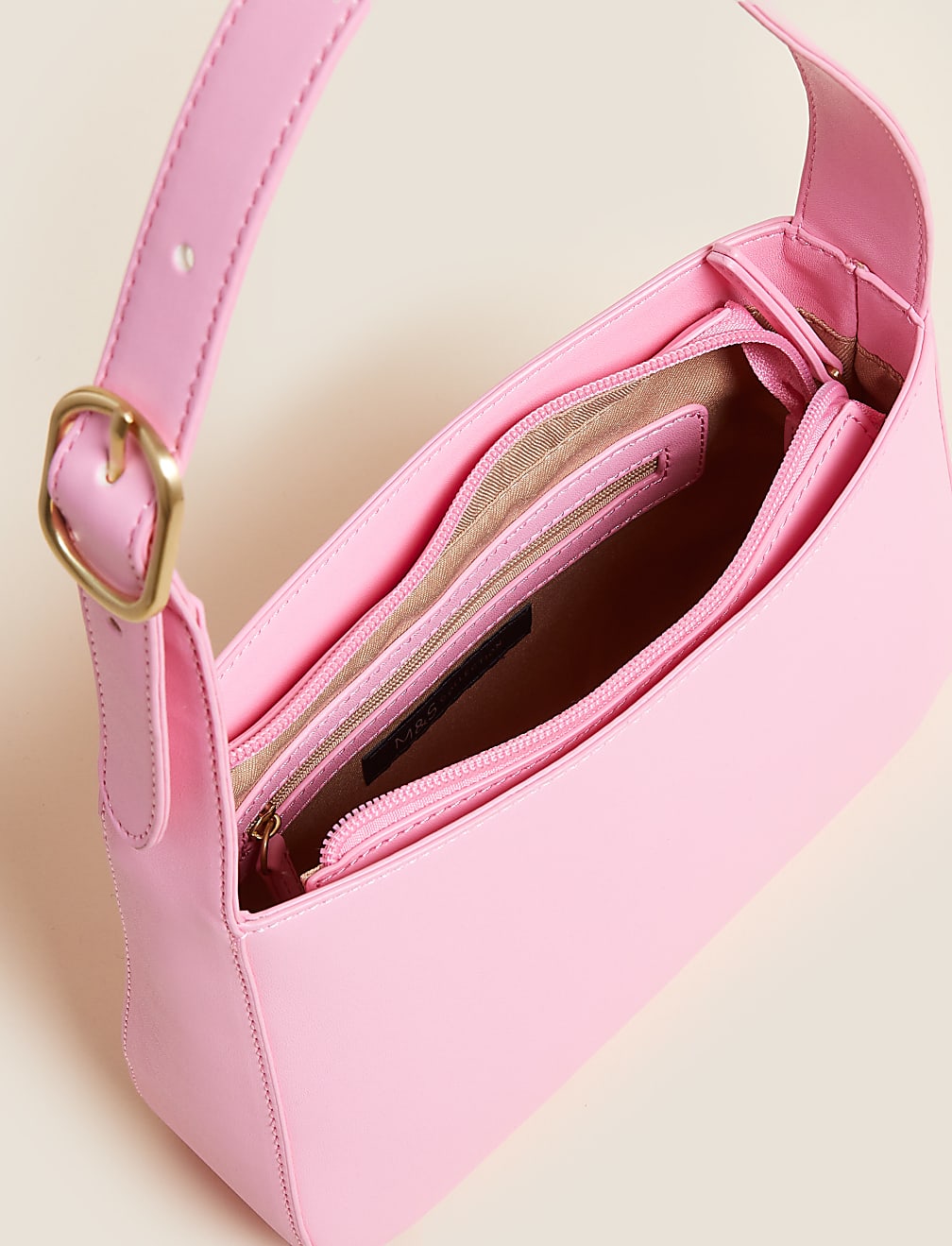 Faux Leather Mini Underarm Bag