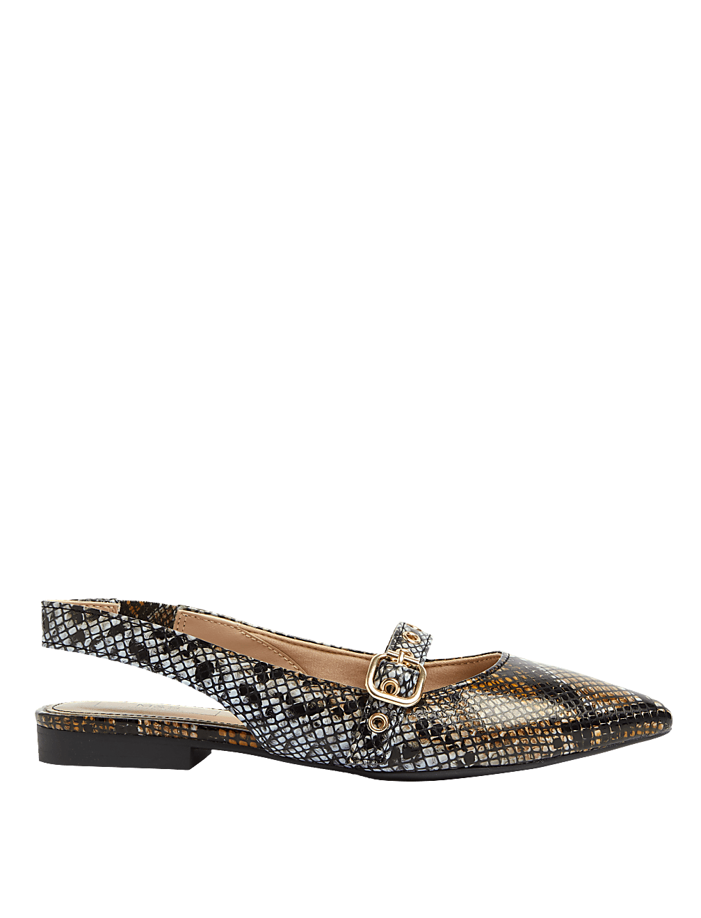 Buy Croc Buckle Pointed Slingback Shoes at Marks Spencer