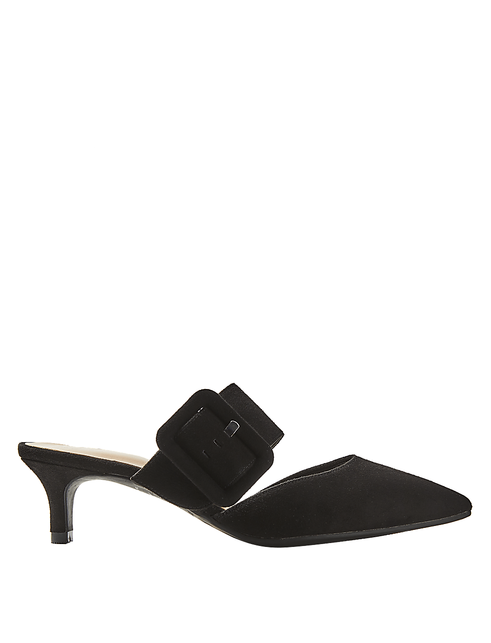 Buy Extra Wide Fit Kitten Heel Mule Shoes at Marks Spencer