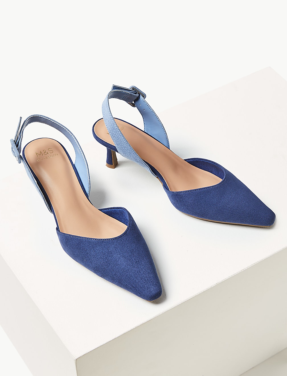 Kitten Heel Slingback Shoes