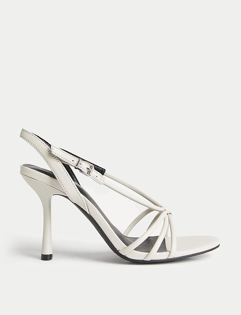 Buckle Strappy Stiletto Heel Sandals